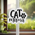 Cat Mama 3D-Printed Straw Topper With High Quality Decal